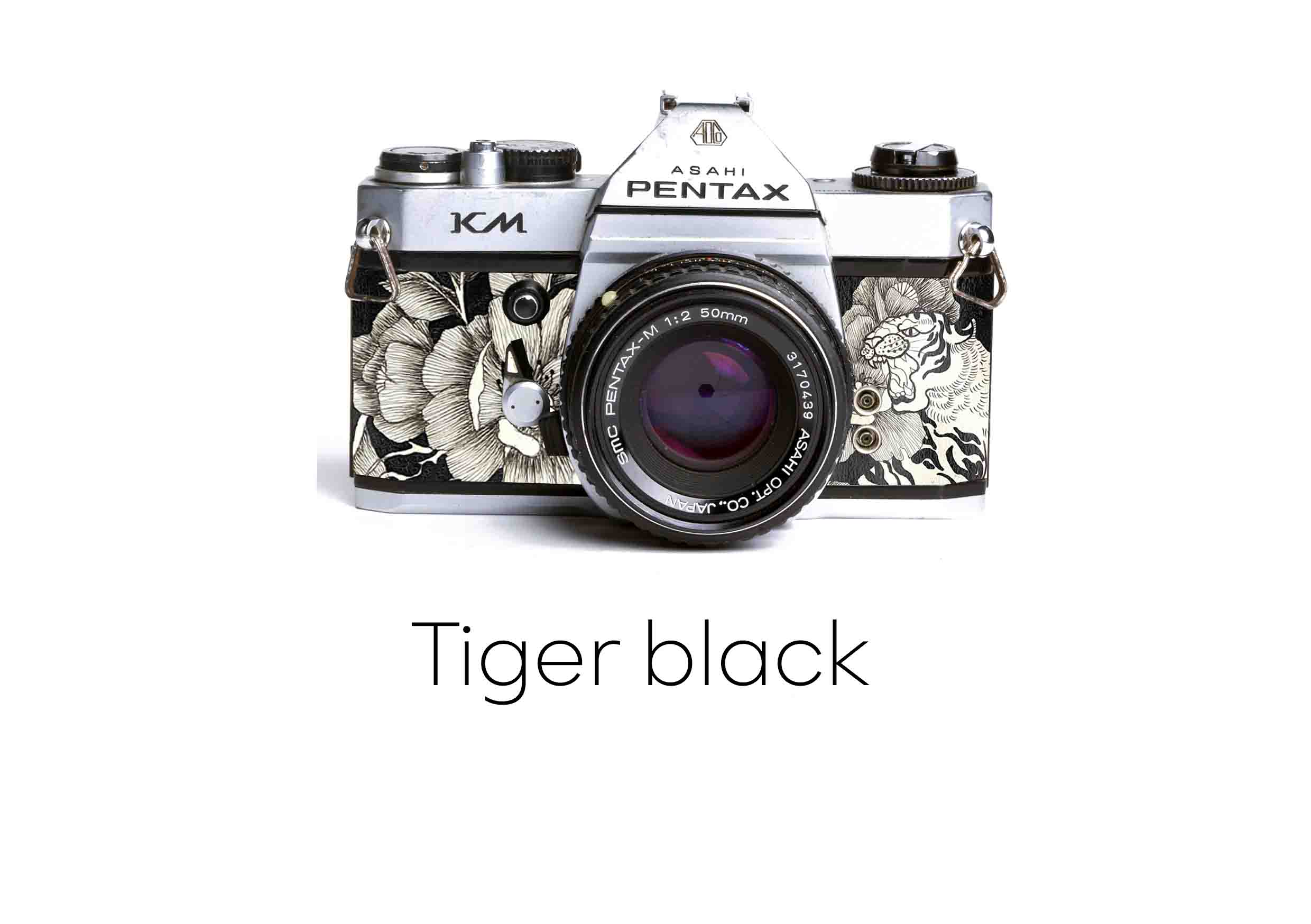 restore pentax km film camera with leather skin