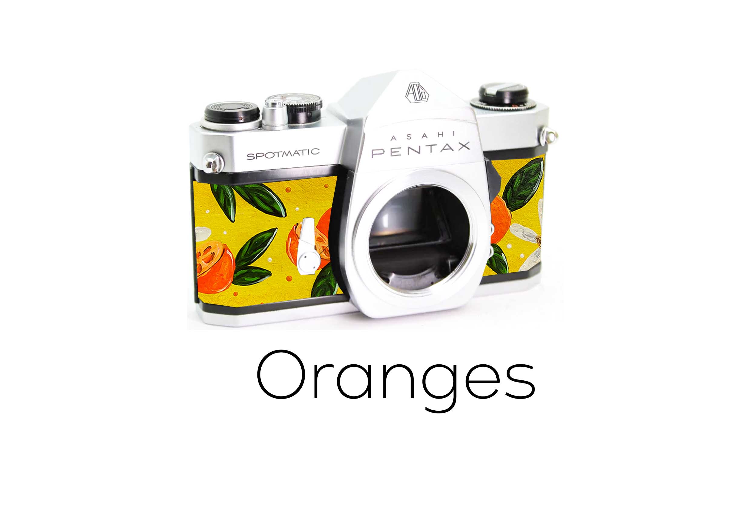 Pentax spotmatic replacement leather orange