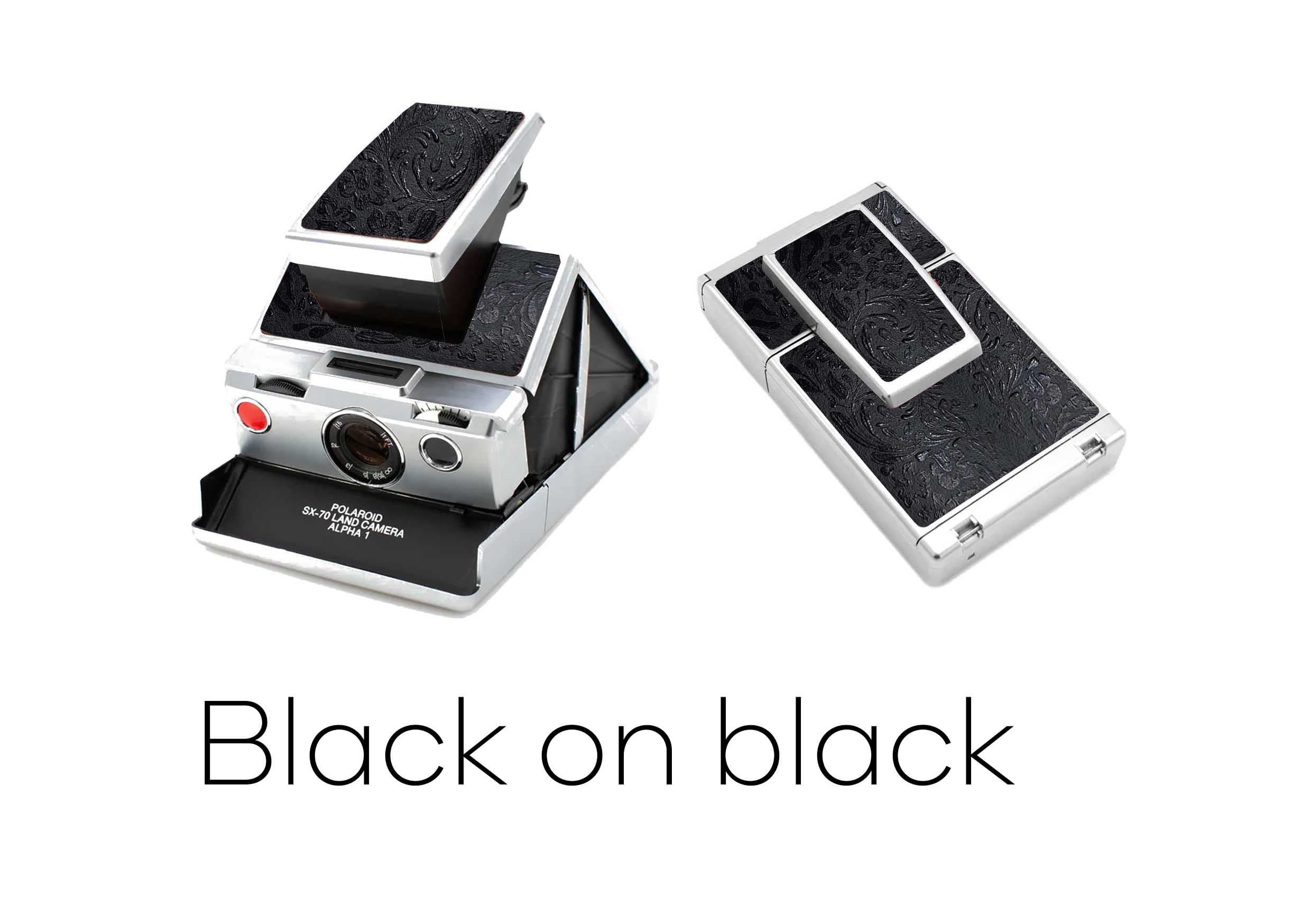 polaroid sx 70 replacement leather black