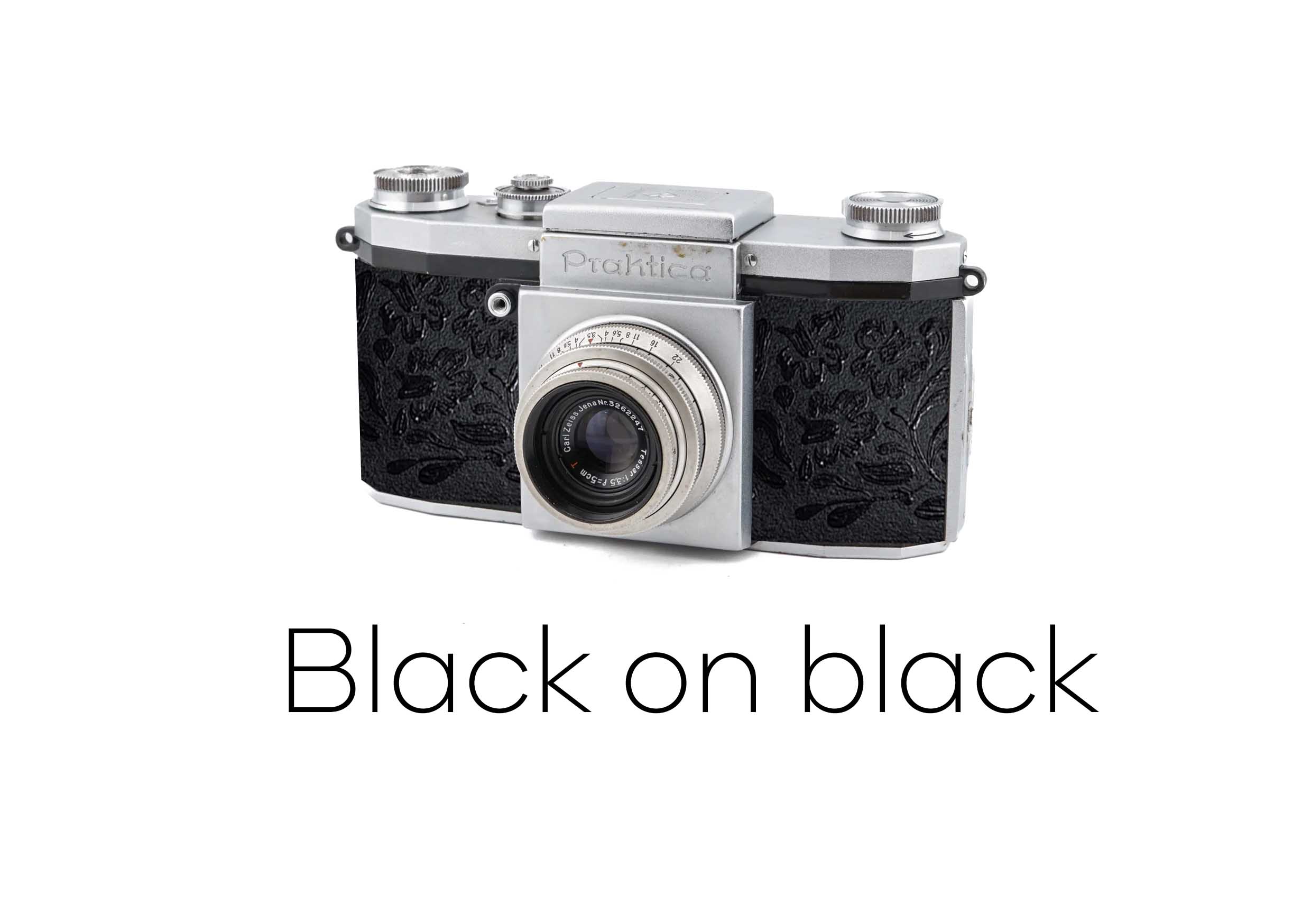 praktica 1 replacement leather black
