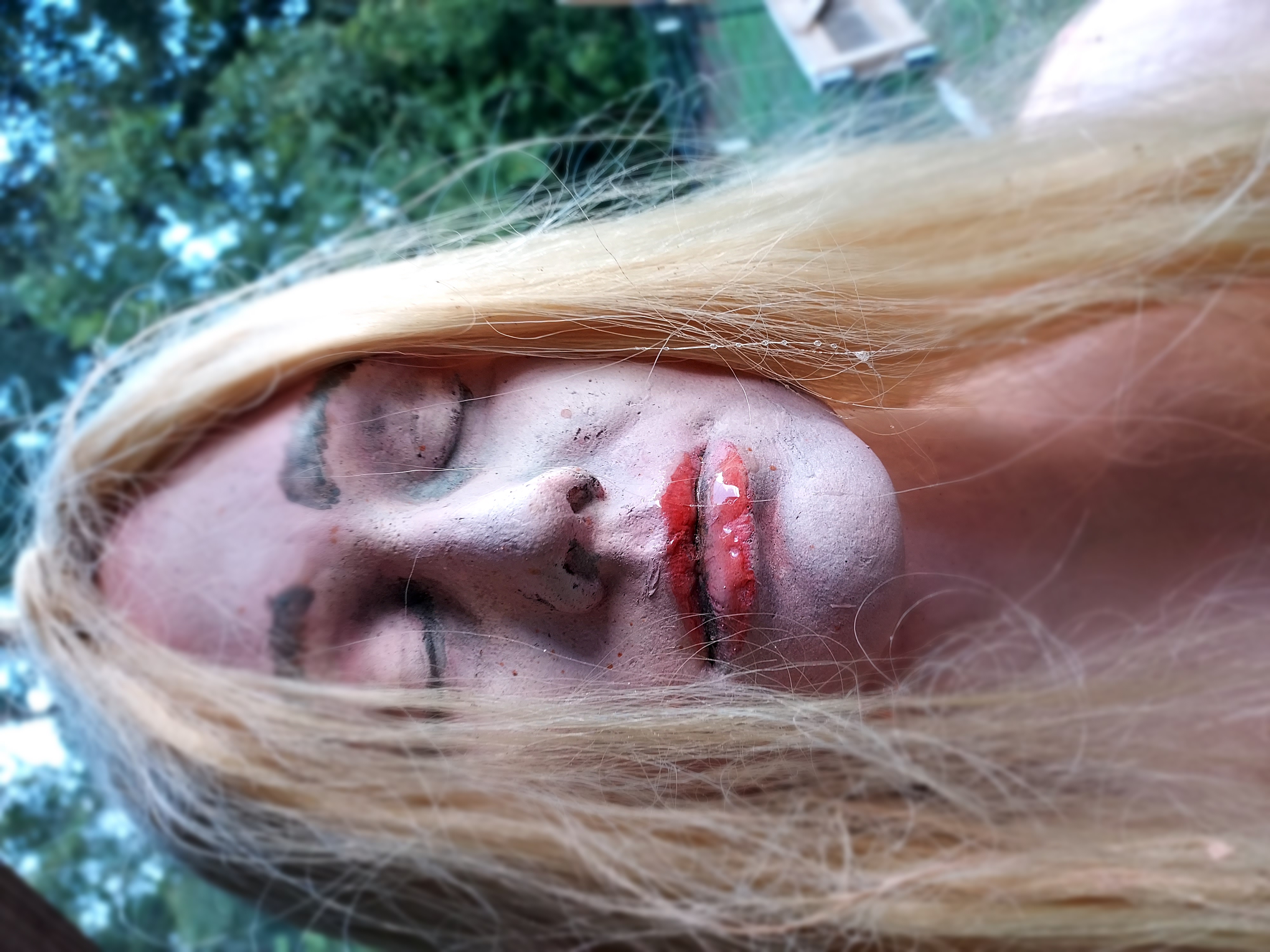 Nina-Female chopped in half flat-backed prop life size