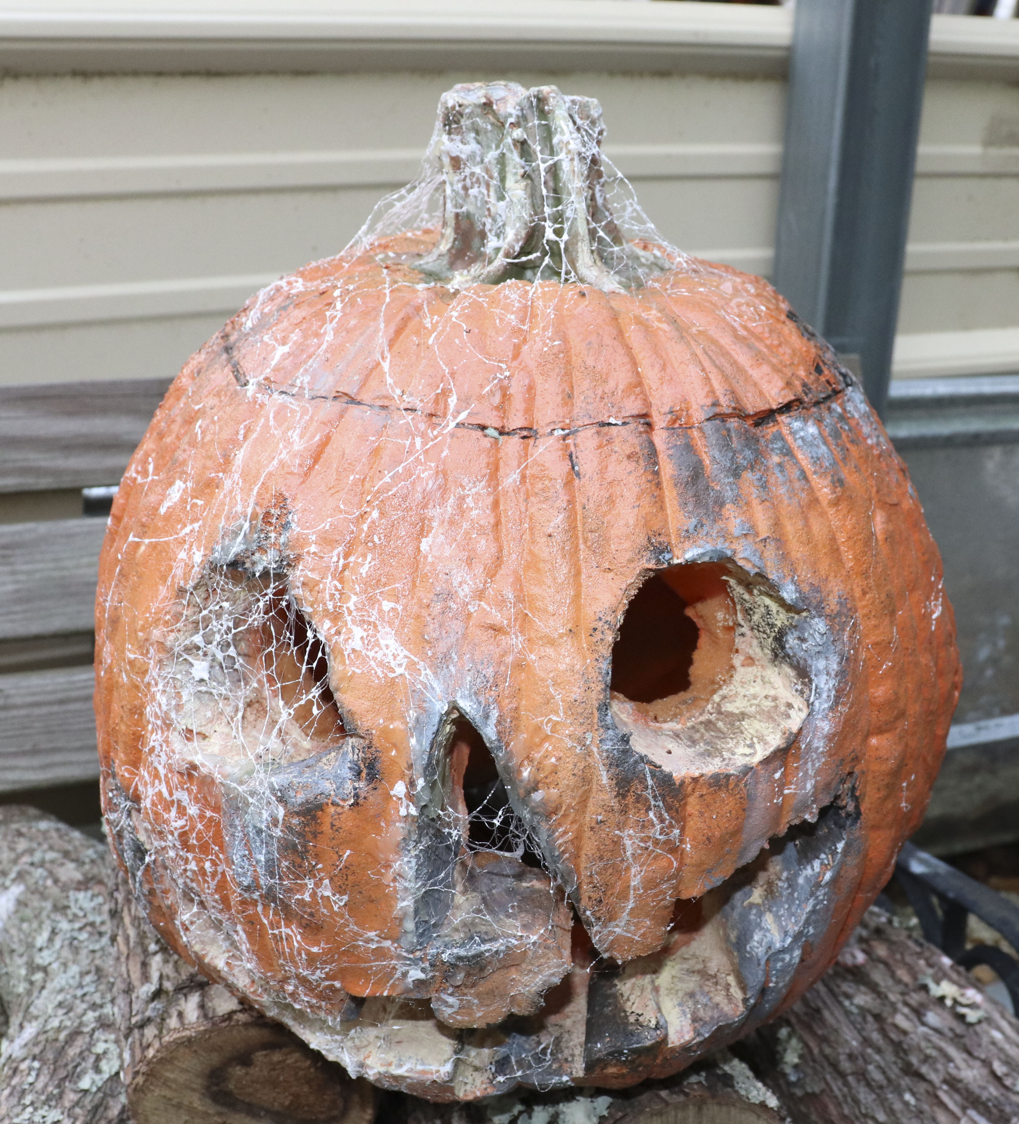 Jack O Lantern latex foam mask