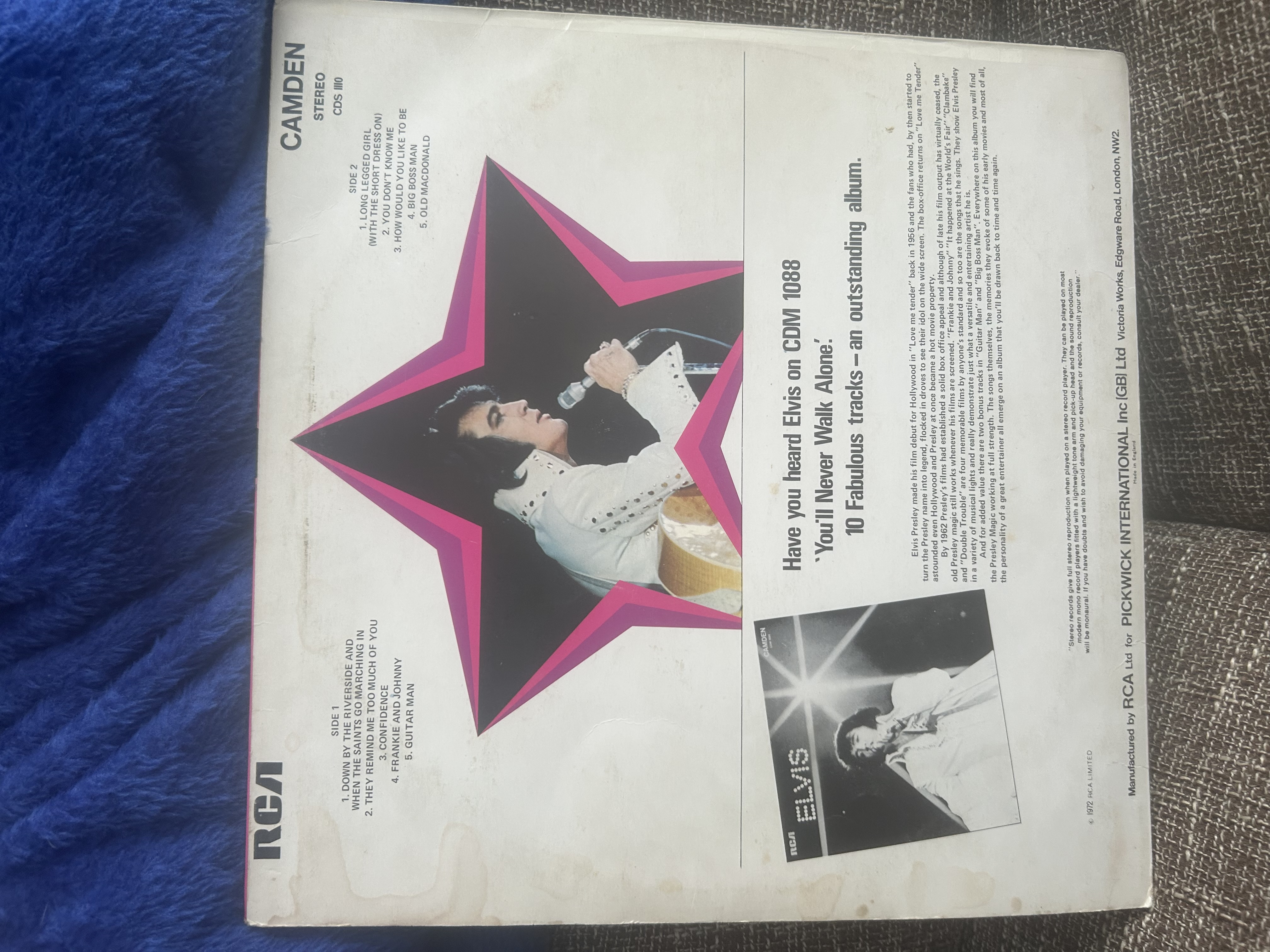 Sings The Hits From His Movies