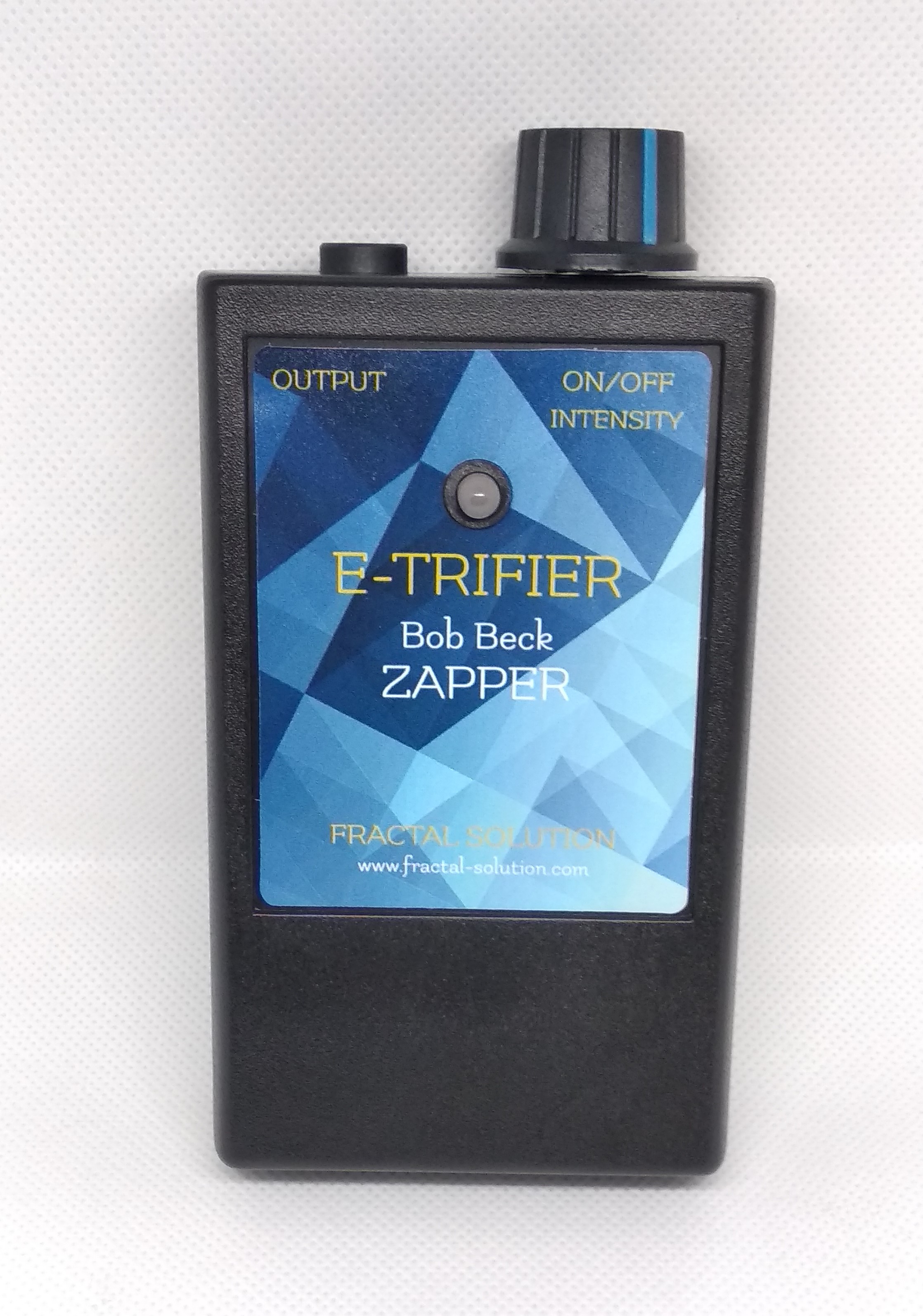 E-TRIFIER Bob Beck's ZAPPER b. electrification device with gel pad electrodes signal generator