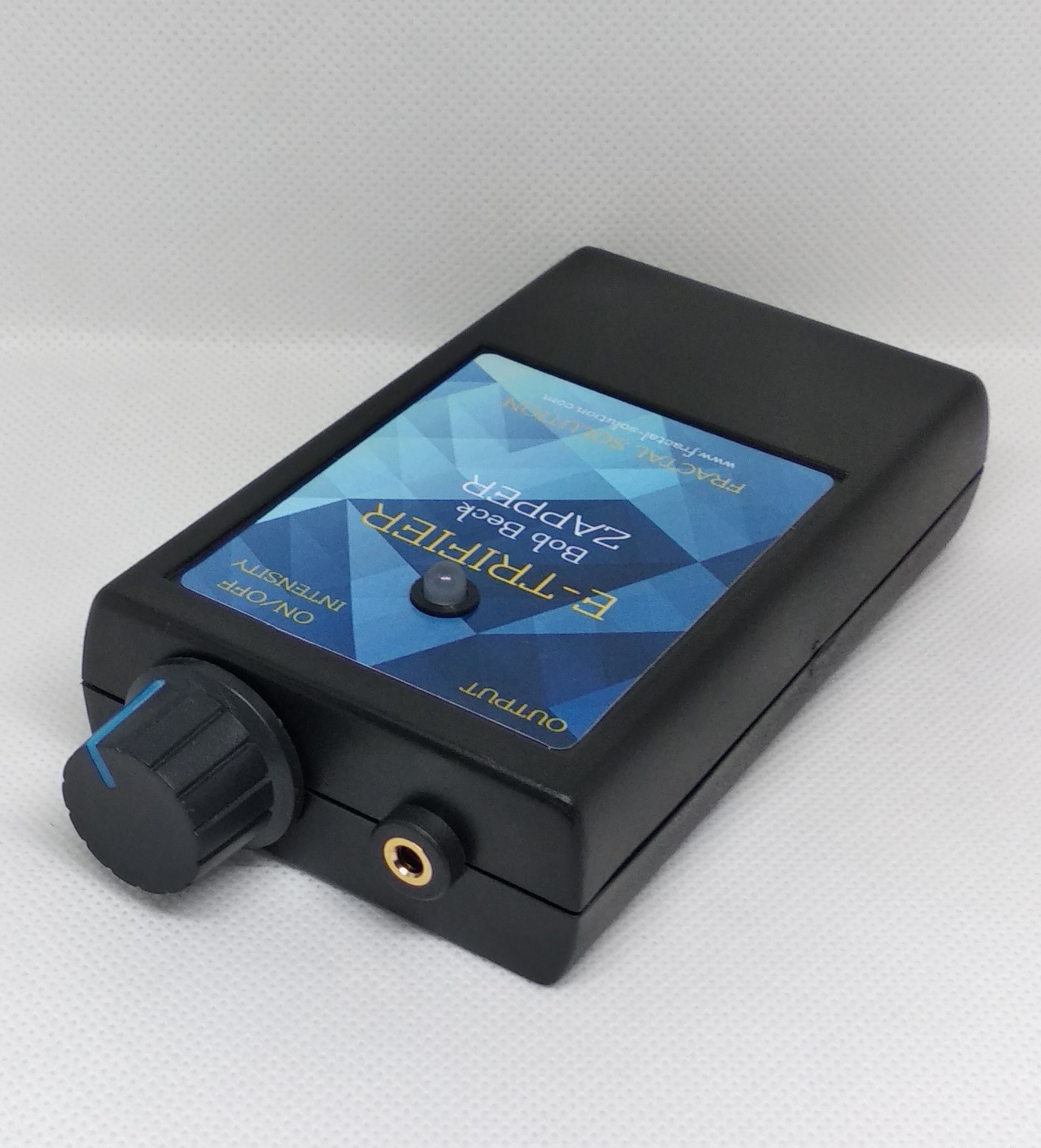 E-TRIFIER Bob Beck's ZAPPER b. electrification device with gel pad electrodes signal generator