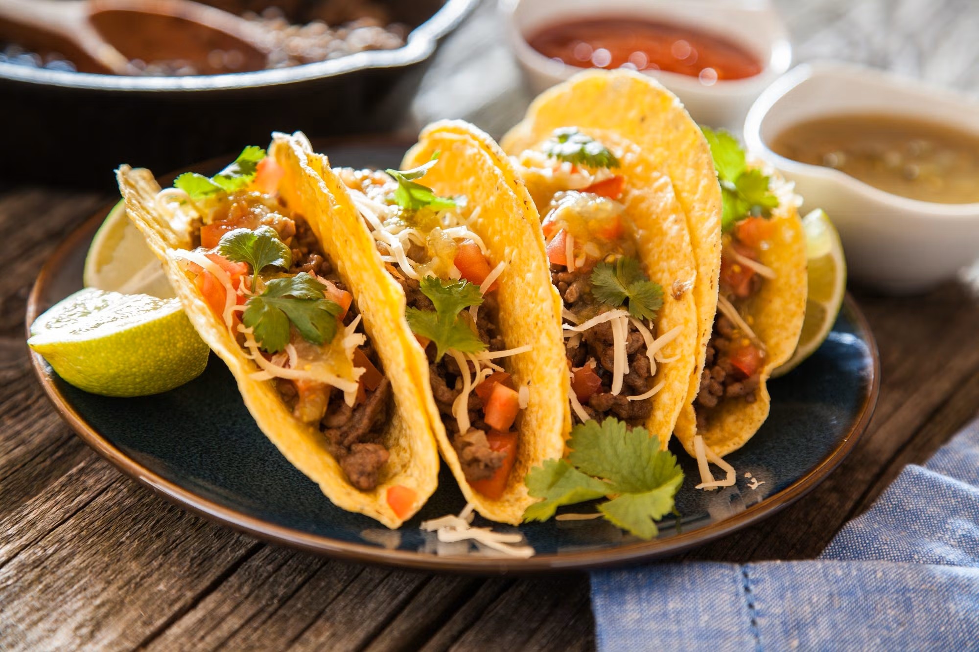 Plated Tacos