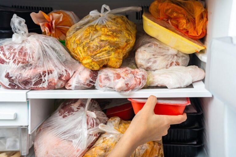 Poorly packed freezer