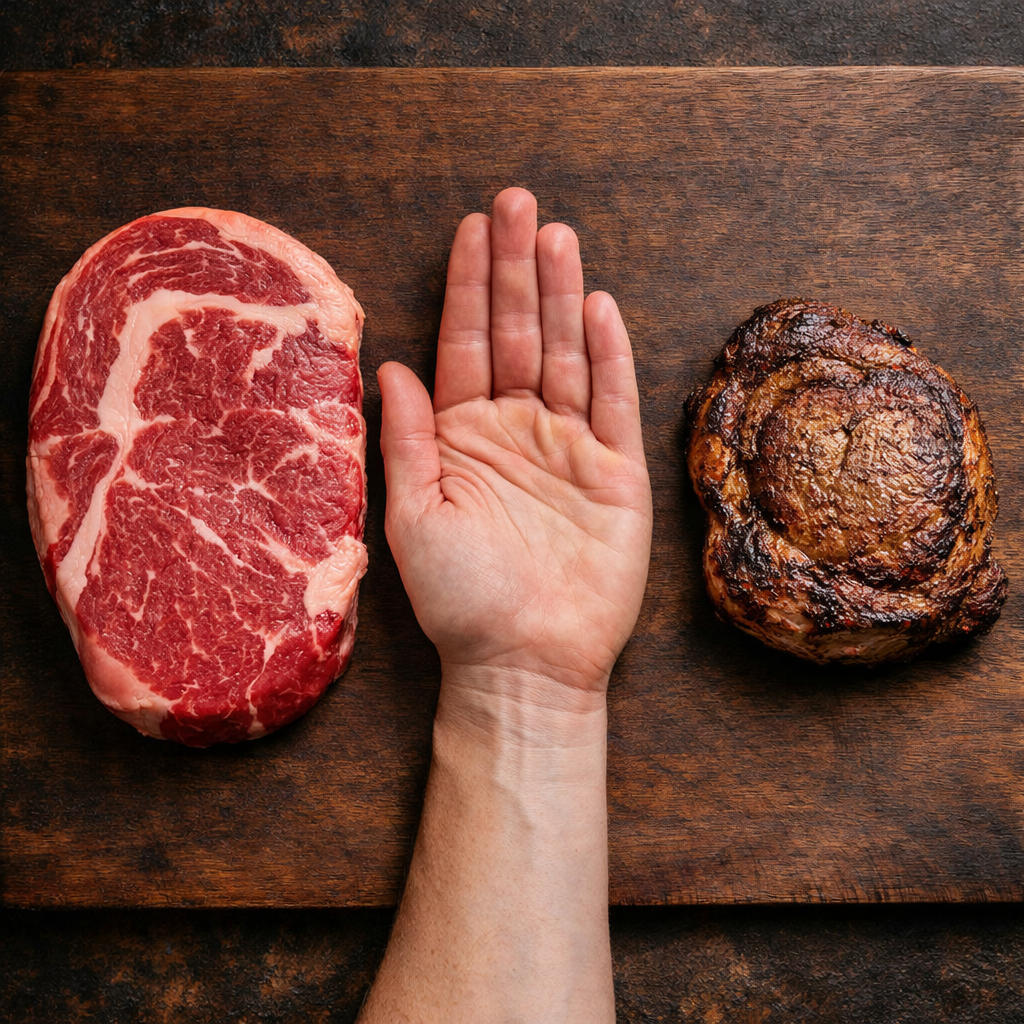Raw vs cooked weight portioning