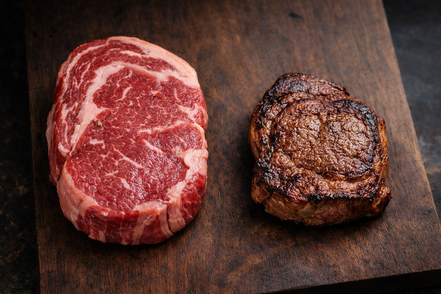 Meat shrinkage during cooking