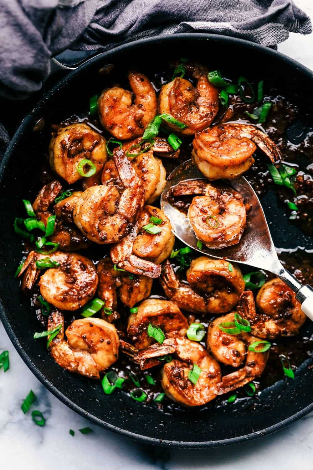 Cajun garlic shrimp with Australian tiger prawns