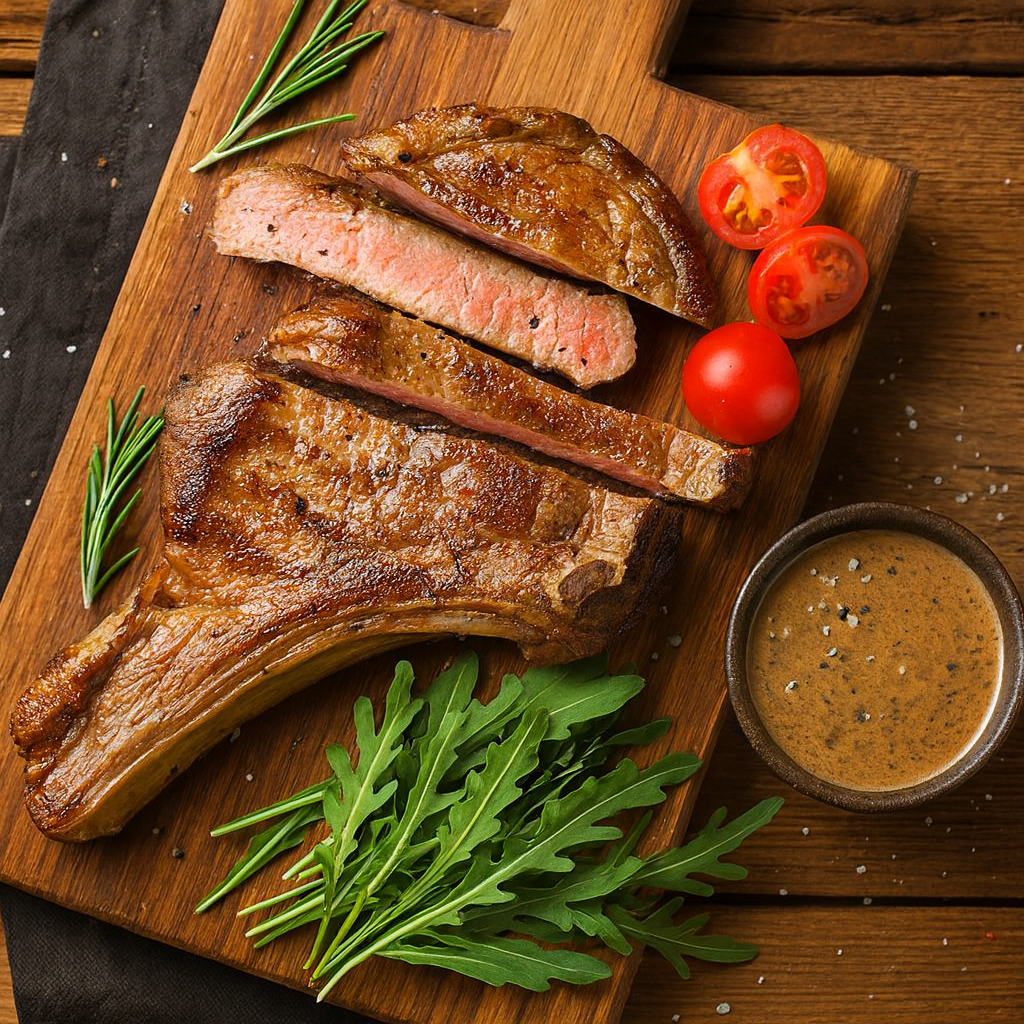 USDA Prime Ribeye Plated Dish