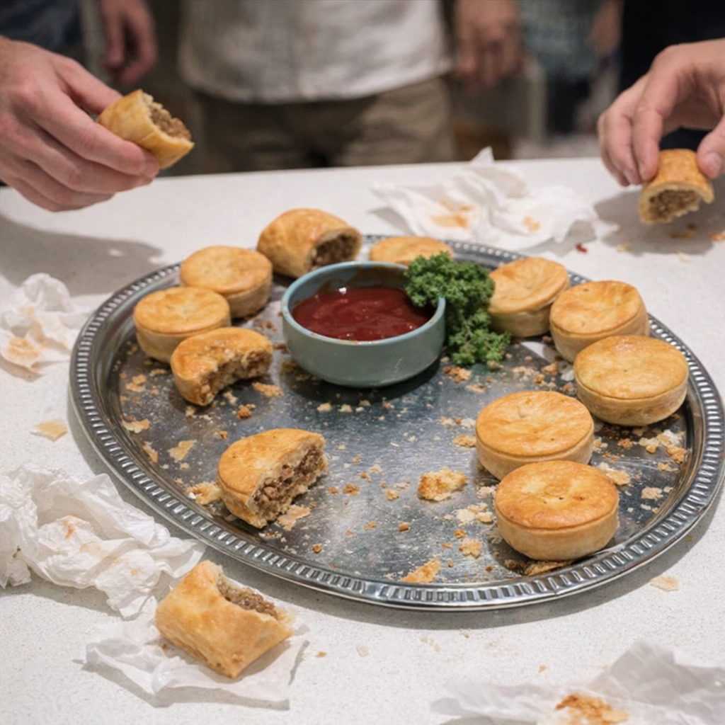 Party Pies & Sausage Rolls - The party centrepiece