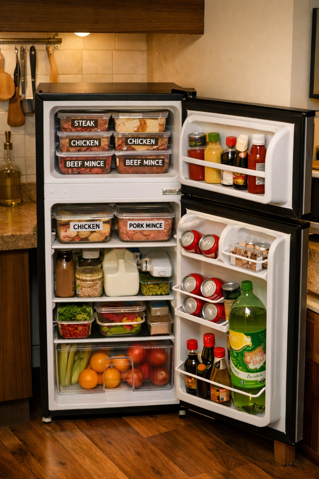 Storing meat in a small Hong Kong fridge