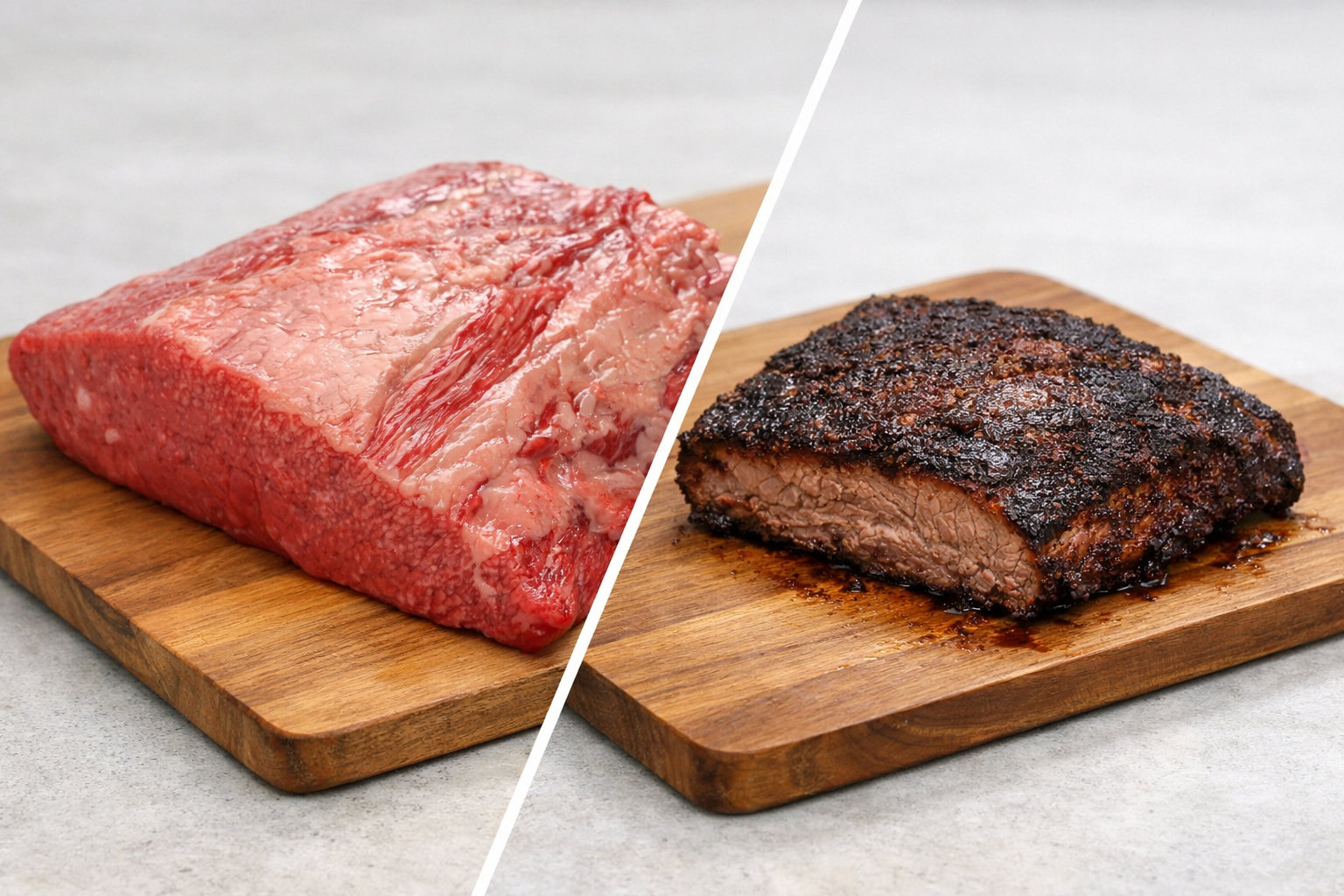 Meat shrinks during cooking