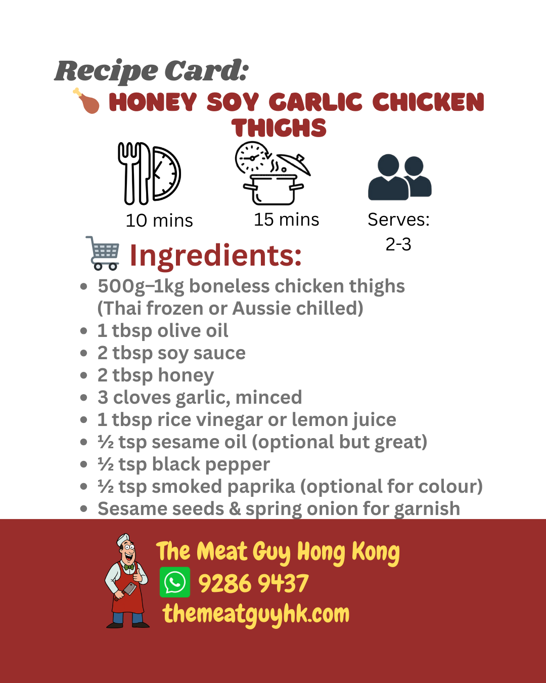 Pan Seared Honey Soy Garlic Chicken Thighs