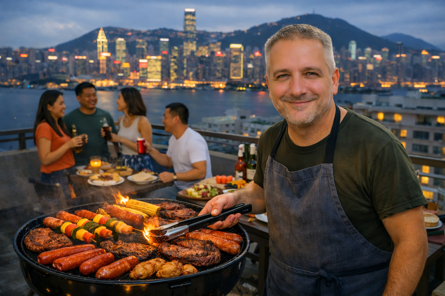 Hong Kong Rooftop BBQ