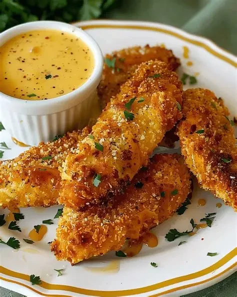Chicken Tenders with Honey Mustard Dip