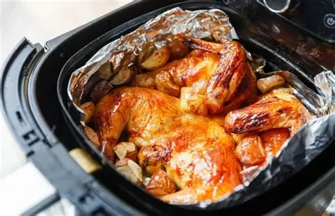 Don't overfill air fryer and reduce air circulation