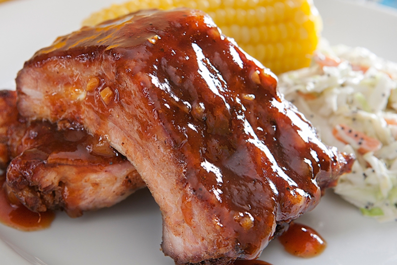 US Baby Back Ribs Plated Dish