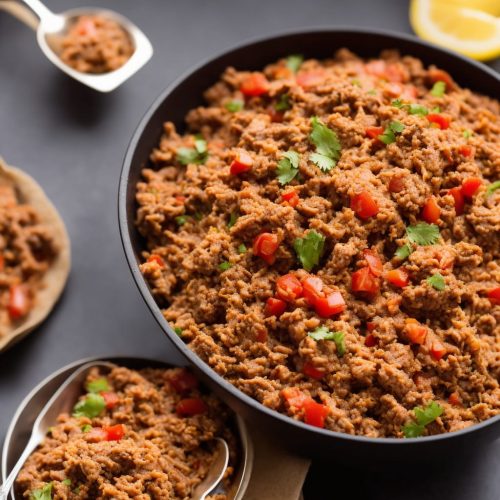 Middle eastern lamb mince