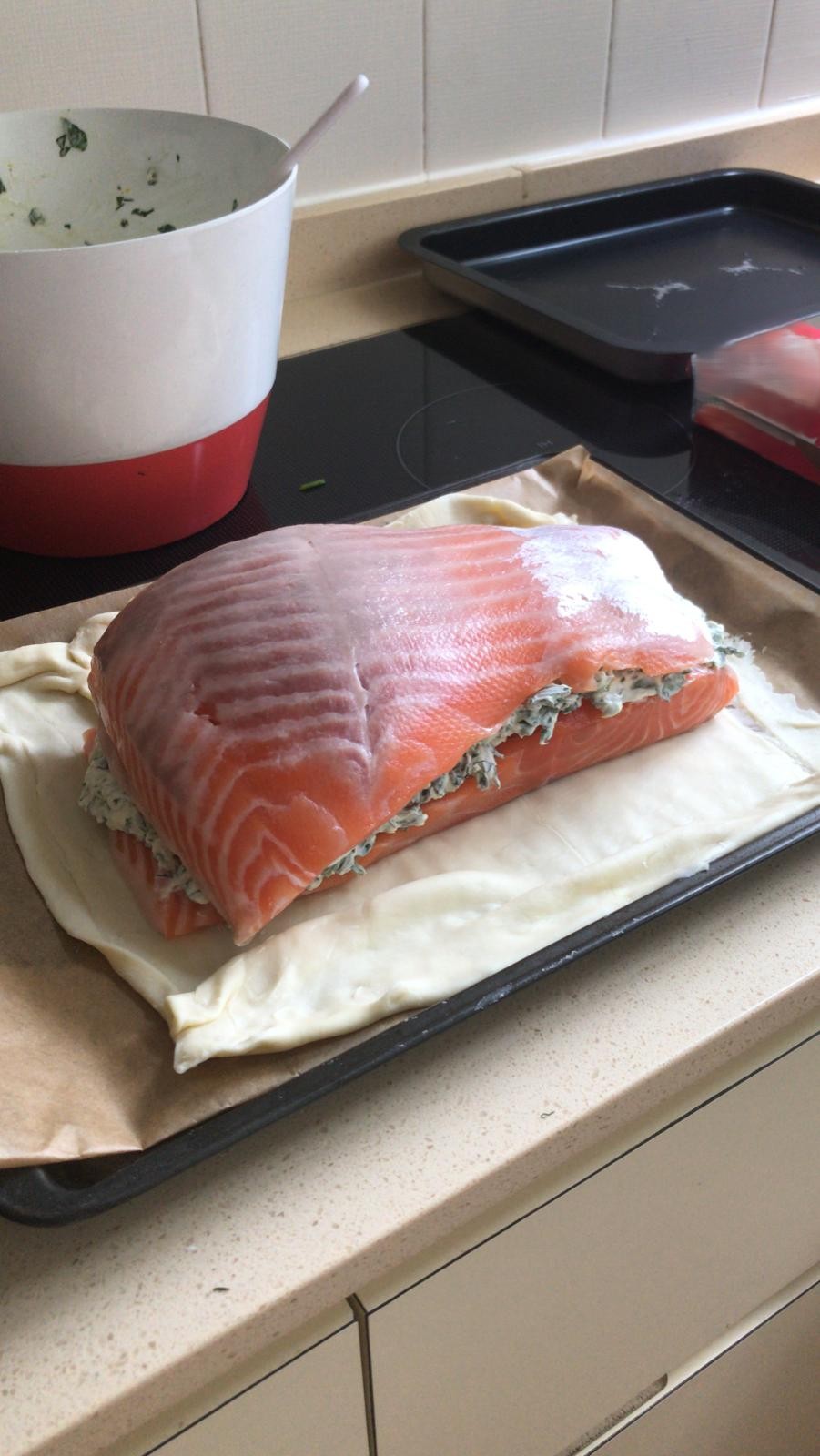 Salmon En Croute