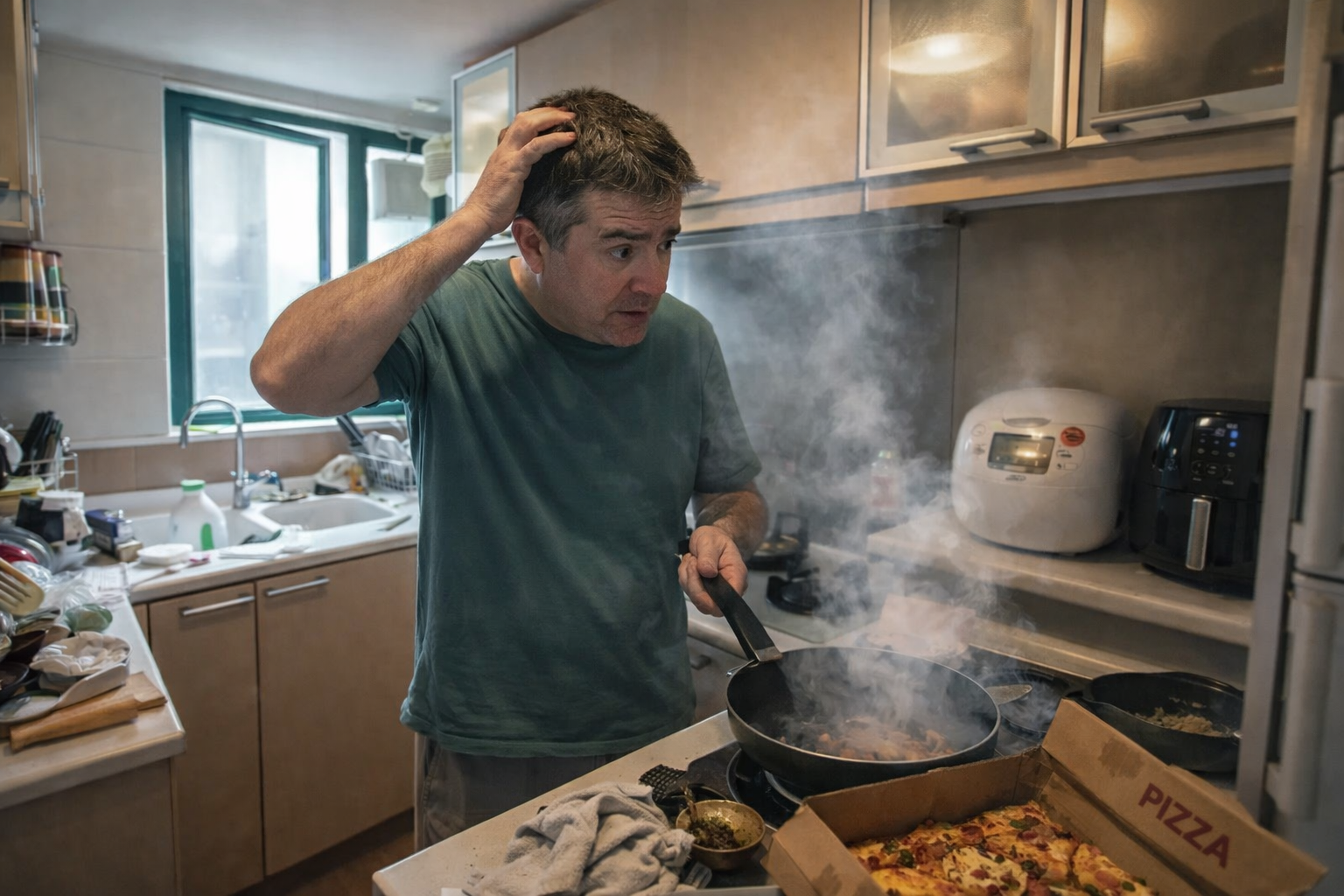 Stressful times in the kitchen