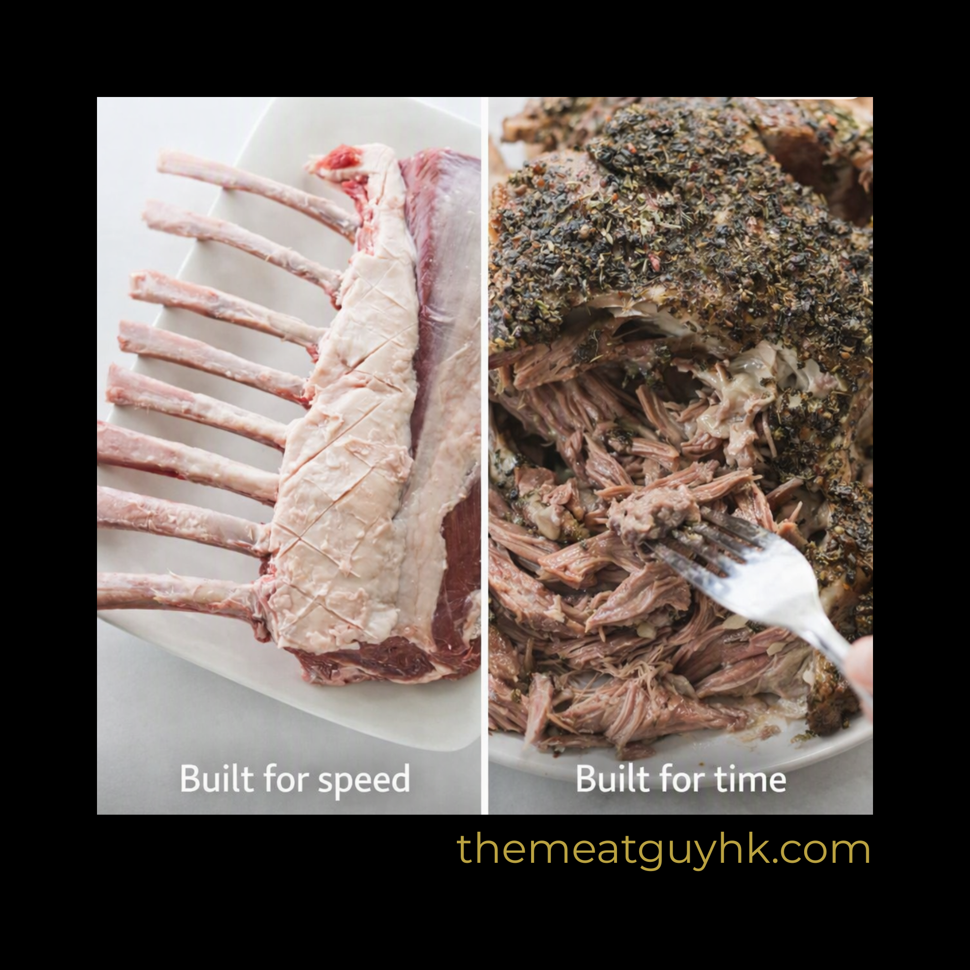 Cooking lamb rack vs lamb shoulder