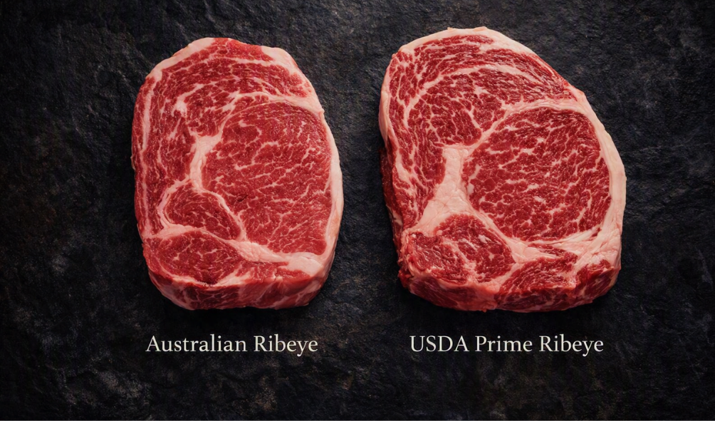 Australian and US Ribeye