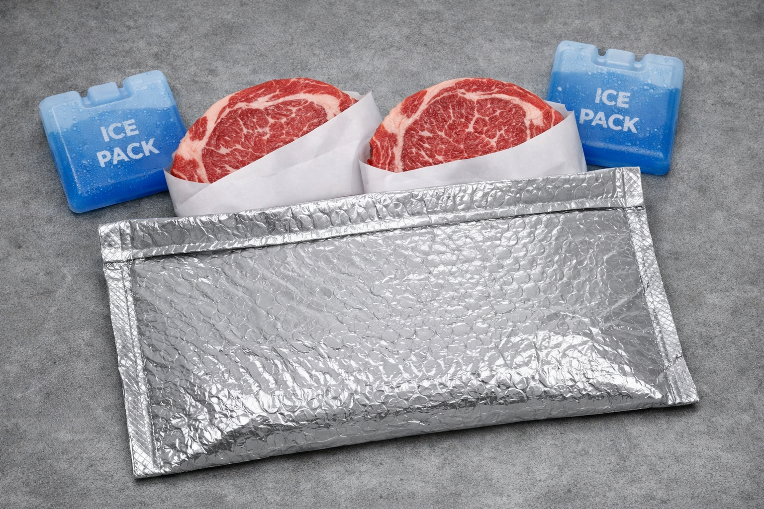 Make sure your meat is delivered correctly packed