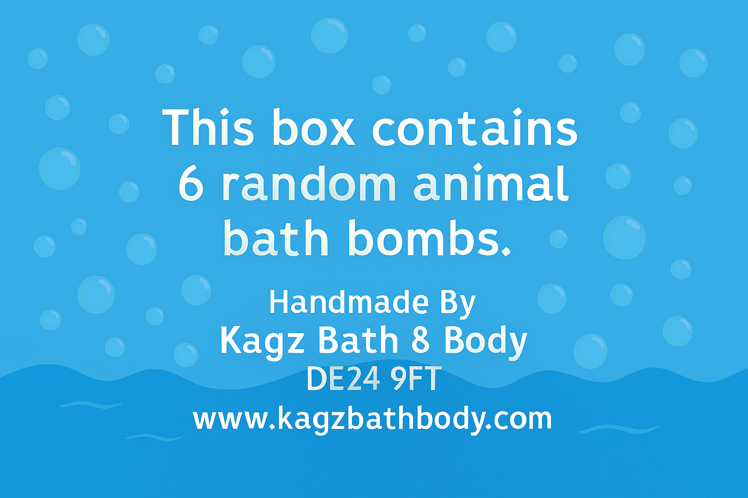 Animal Splash 6 Surprise Bath Bomb Box