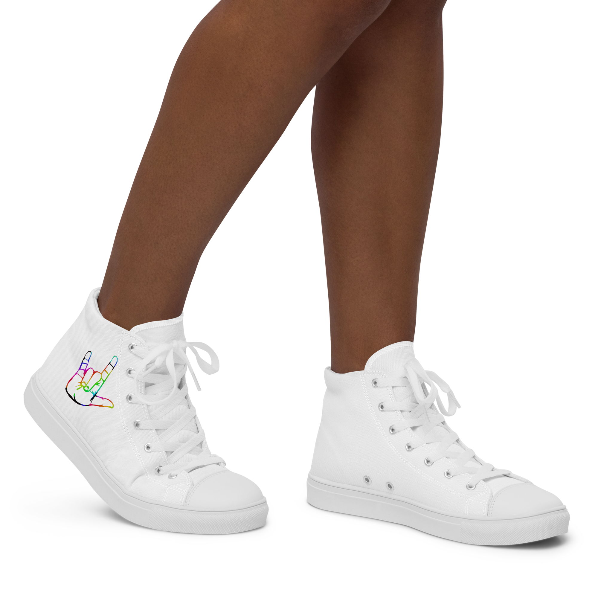 April Love High Top Canvas Sneakers