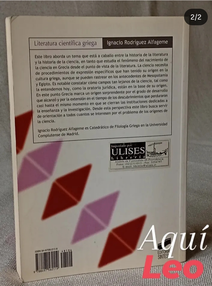 Literatura científica Griega