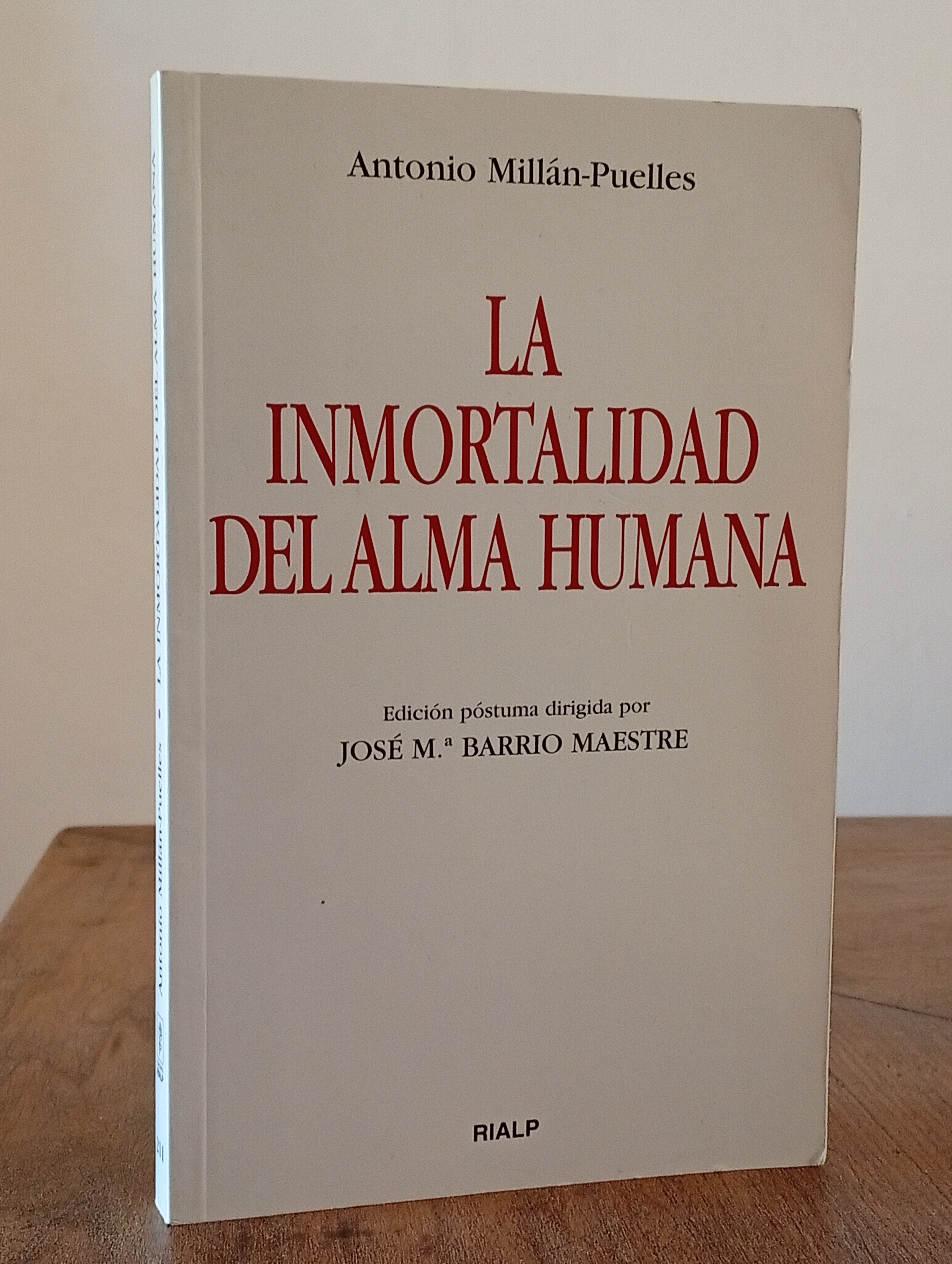 La inmortalidad del alma humana