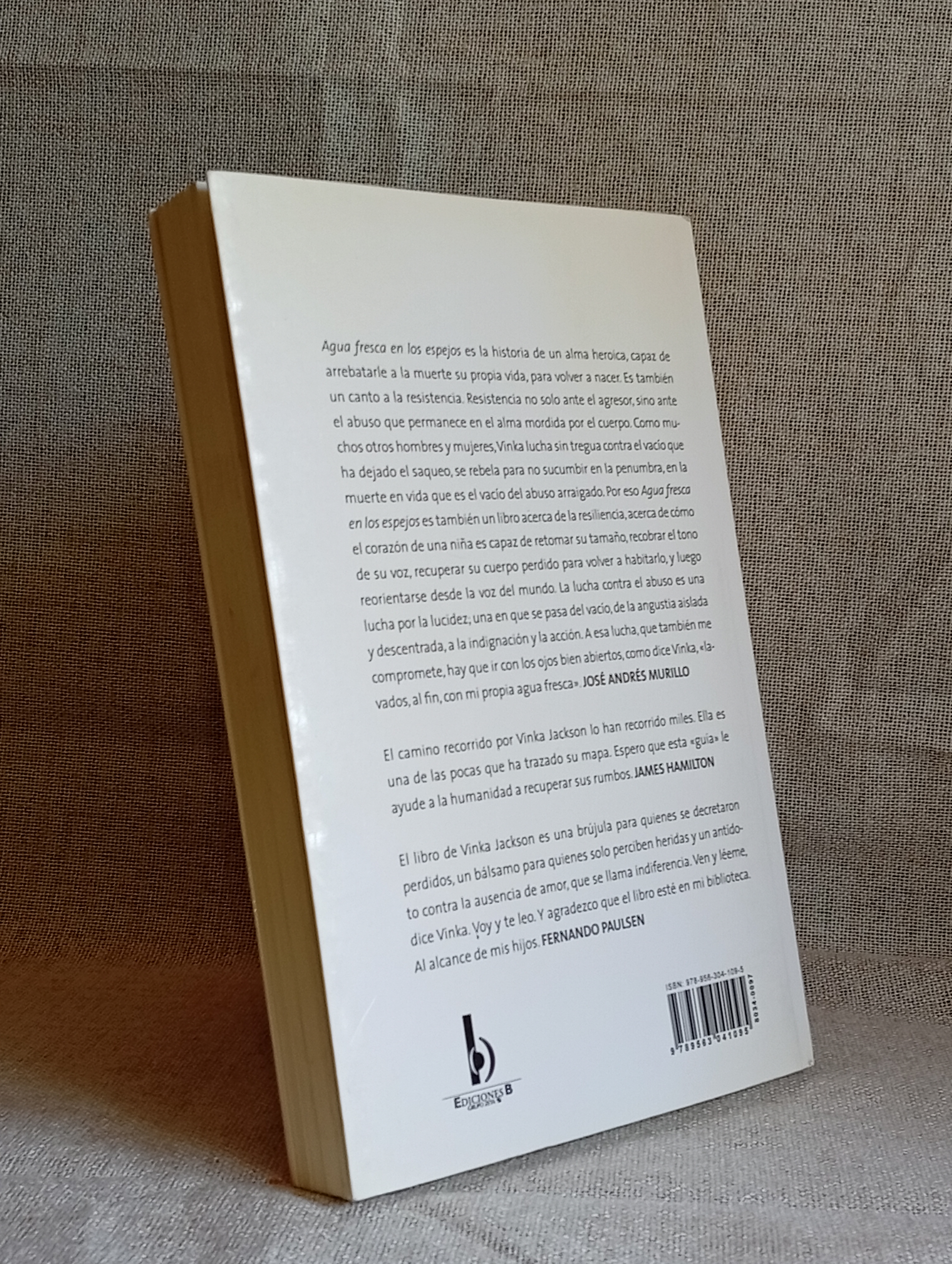 Agua fresca en los espejos