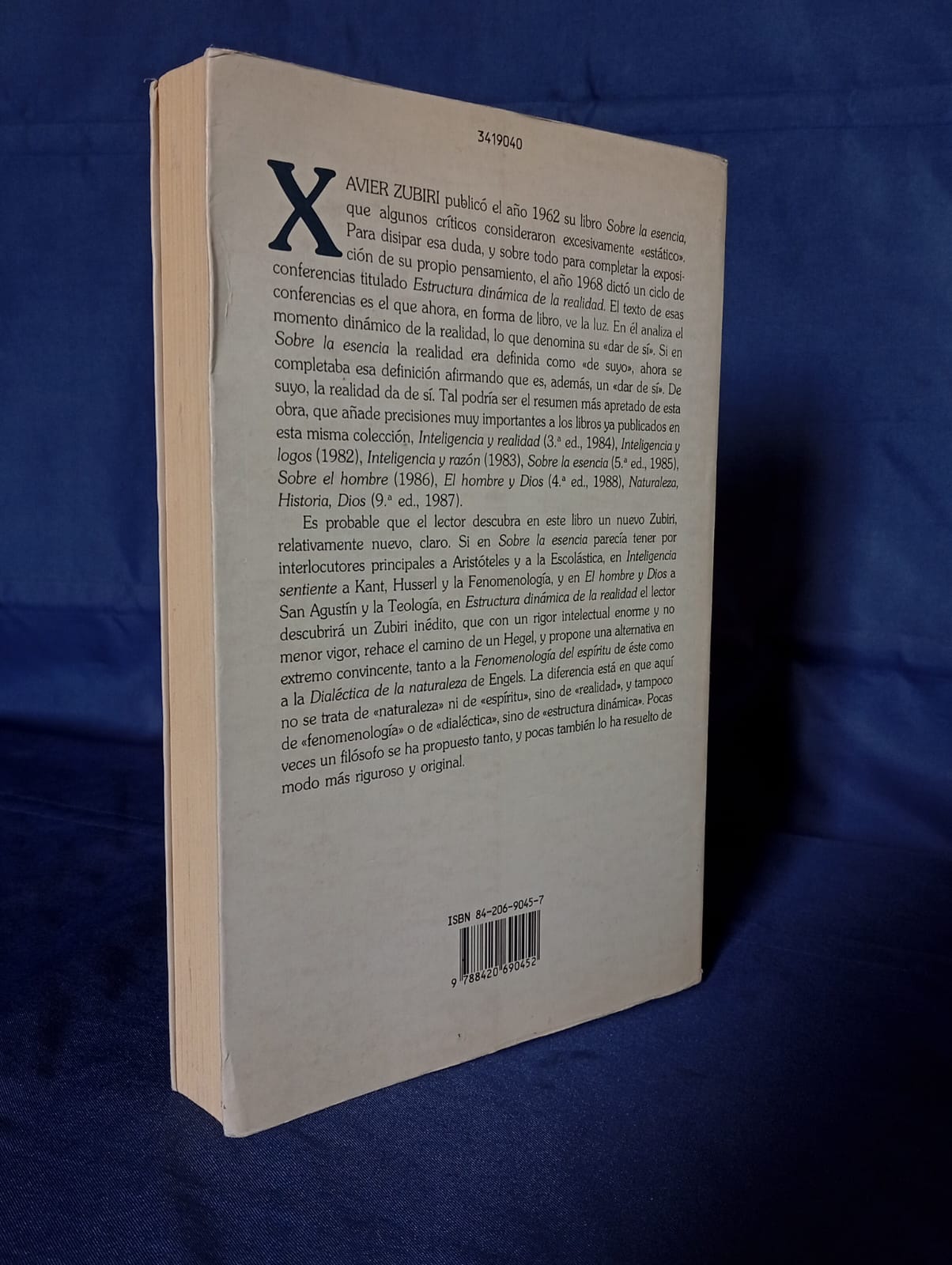 Estructura dinámica de la realidad