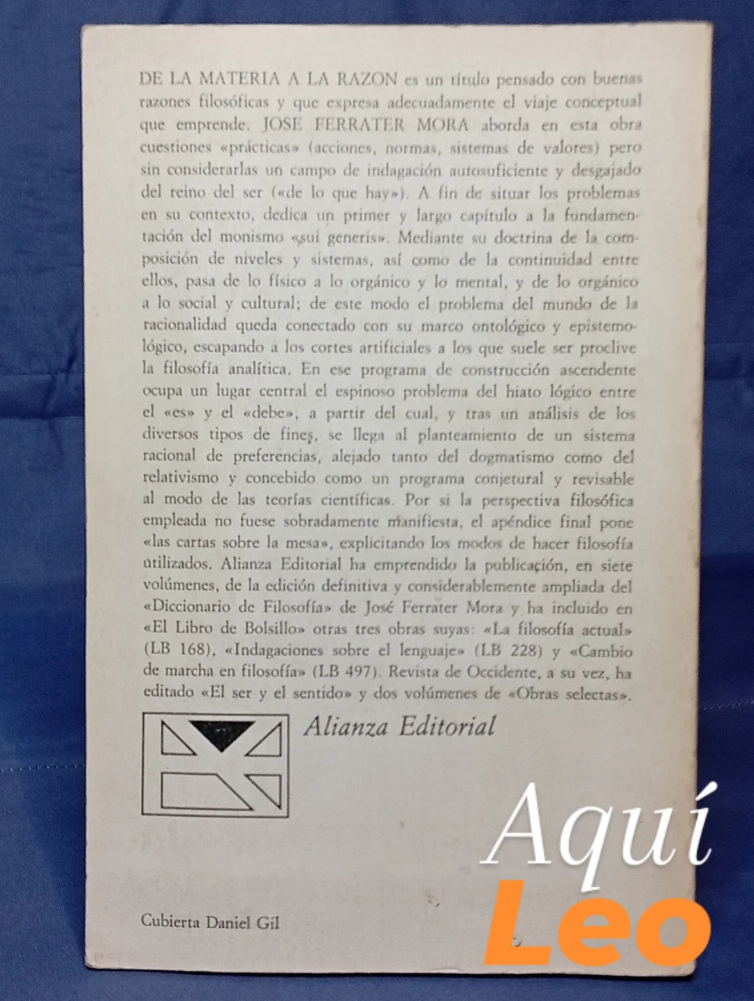 De la materia a la razón