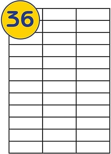 36 Labels Per Sheet Multipurpose A4 Label Sheets