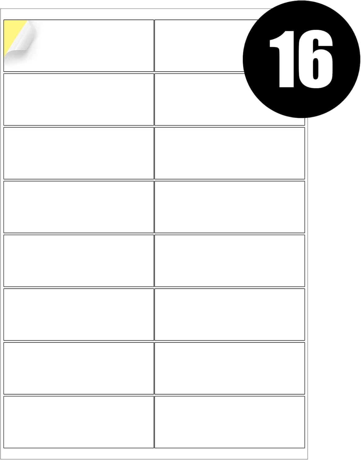 16 Labels Per Sheet Multipurpose A4 Label Sheets