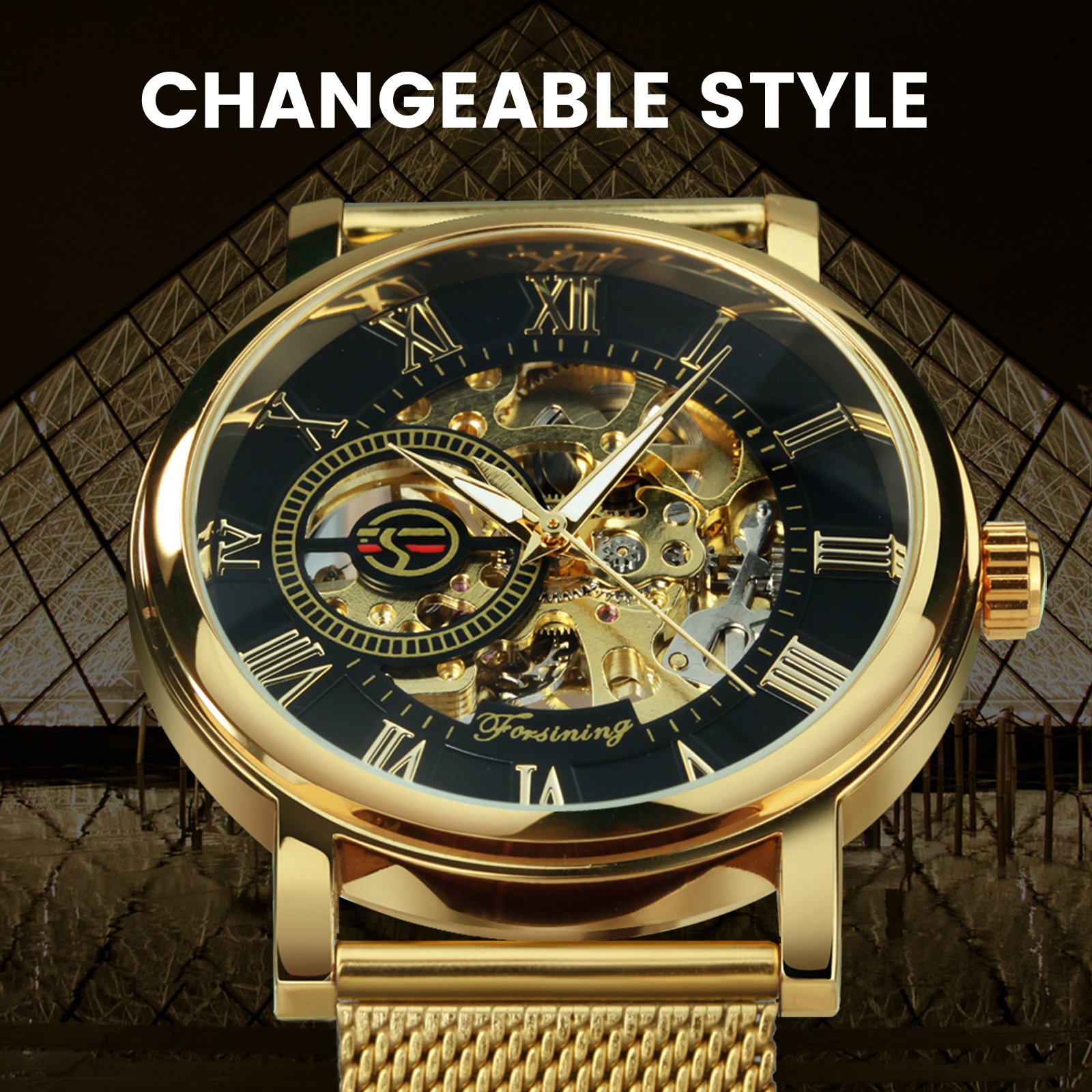 Forsining Automatic Mechanical Luxury Fashion Unisex