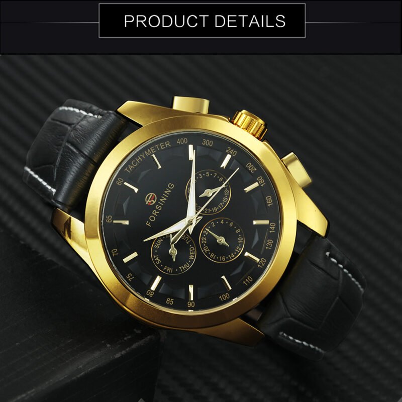 Forsining Business Mechanical Watch Dial Date
