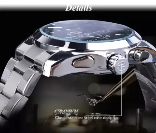 Forsining Mens Luxury Watch Working sub-Dials. Waterproof.