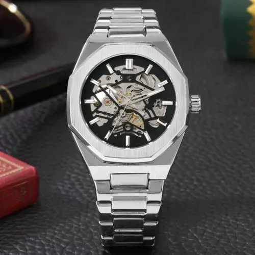 Forsining Luxury Automatic Watches Skeleton Mechanical Watch for Men Wristwatch