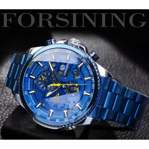 FORSINING Men's Sports Watch Date Waterproof Mechanical Automatic Wrist Watches