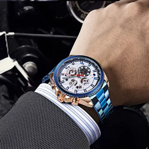 FORSINING Men's Sports Watch Date Waterproof Mechanical Automatic Wrist Watches