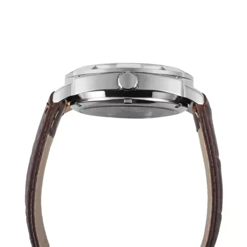 Forsining Mens Skeleton Mechanical Waterproof Luxury Watch Leather Hollow