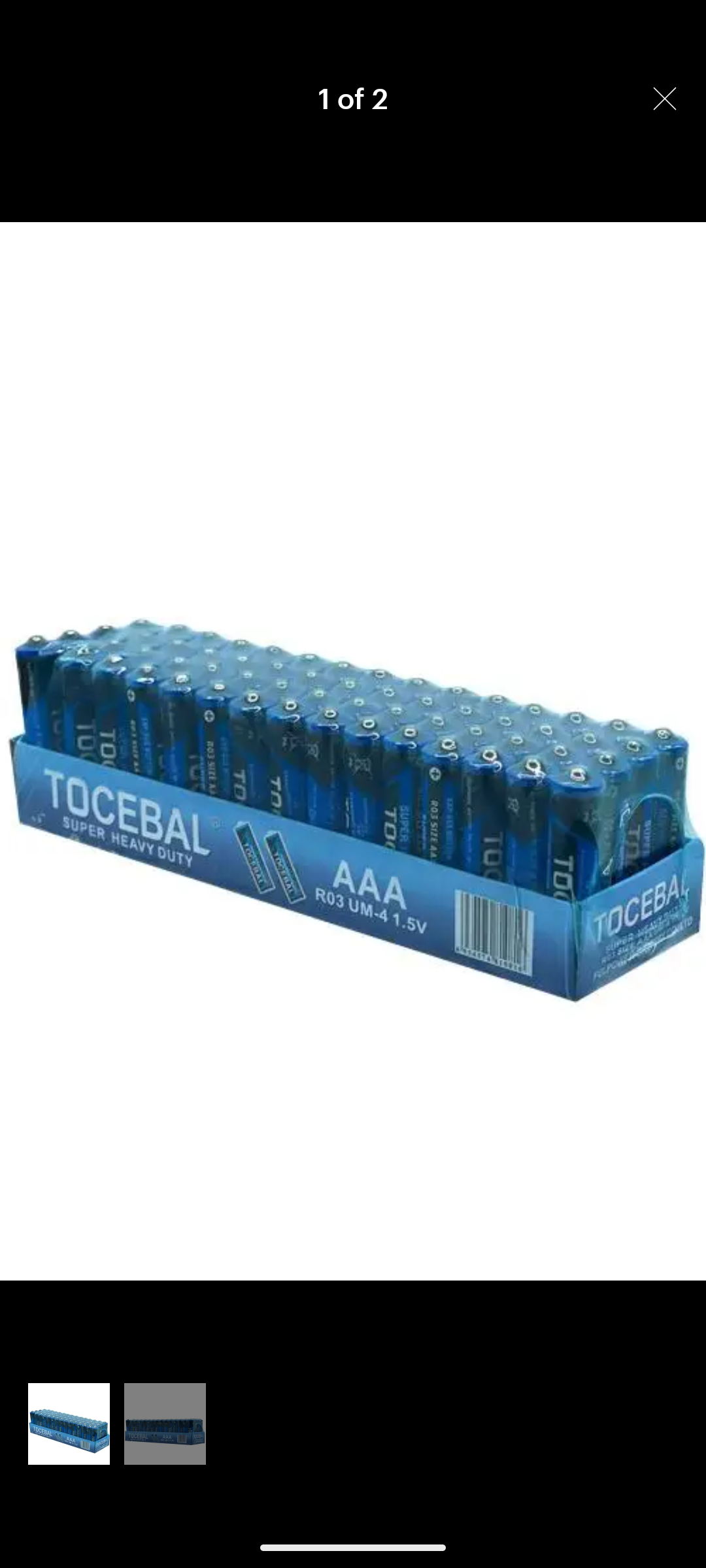 Triple AAA Batteries bulk