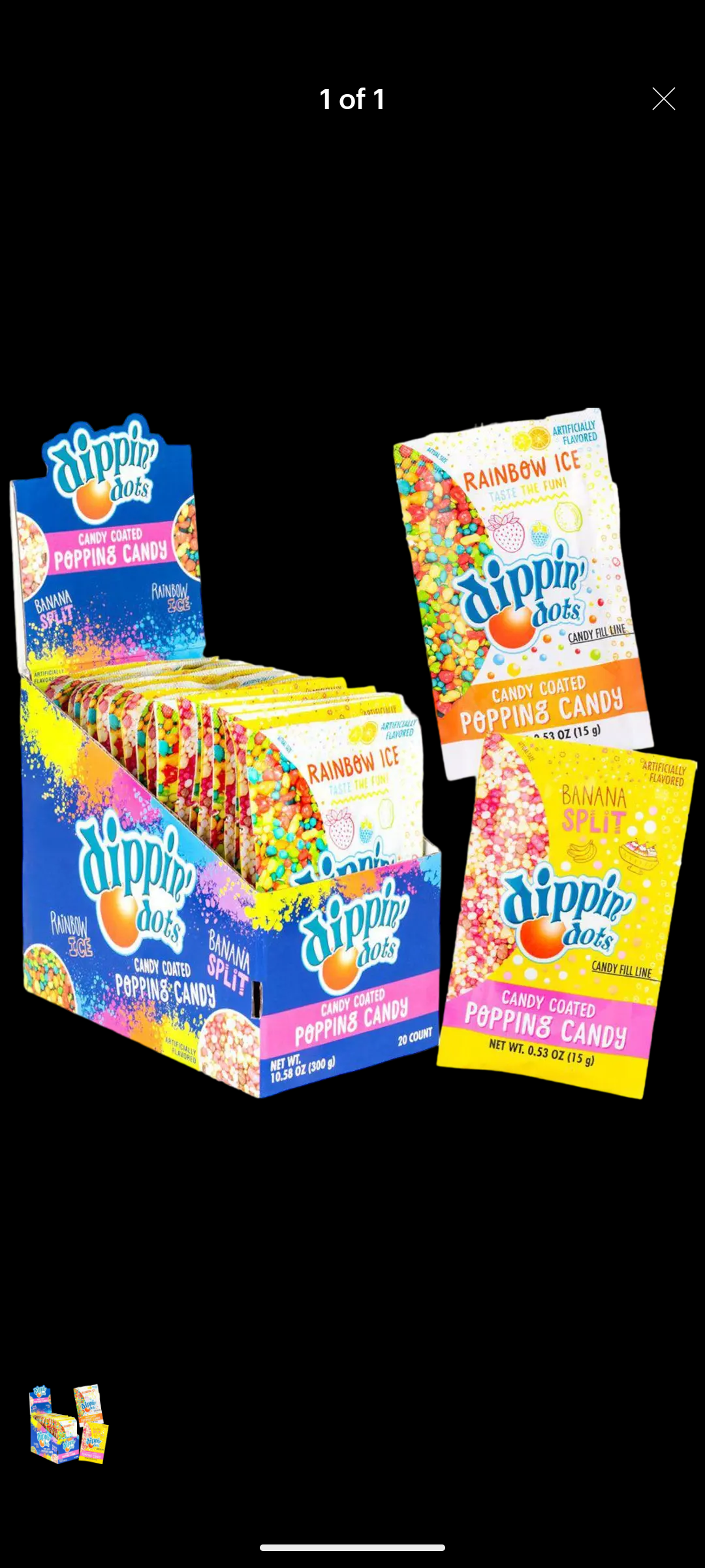 Dippin Dots Poppin Candy