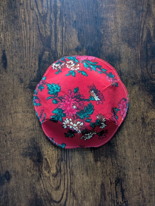 Beautiful Handmade Floral Textile Bowl