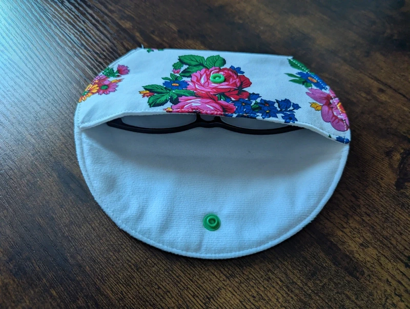 Handmade Glasses Case  wallet Pouch