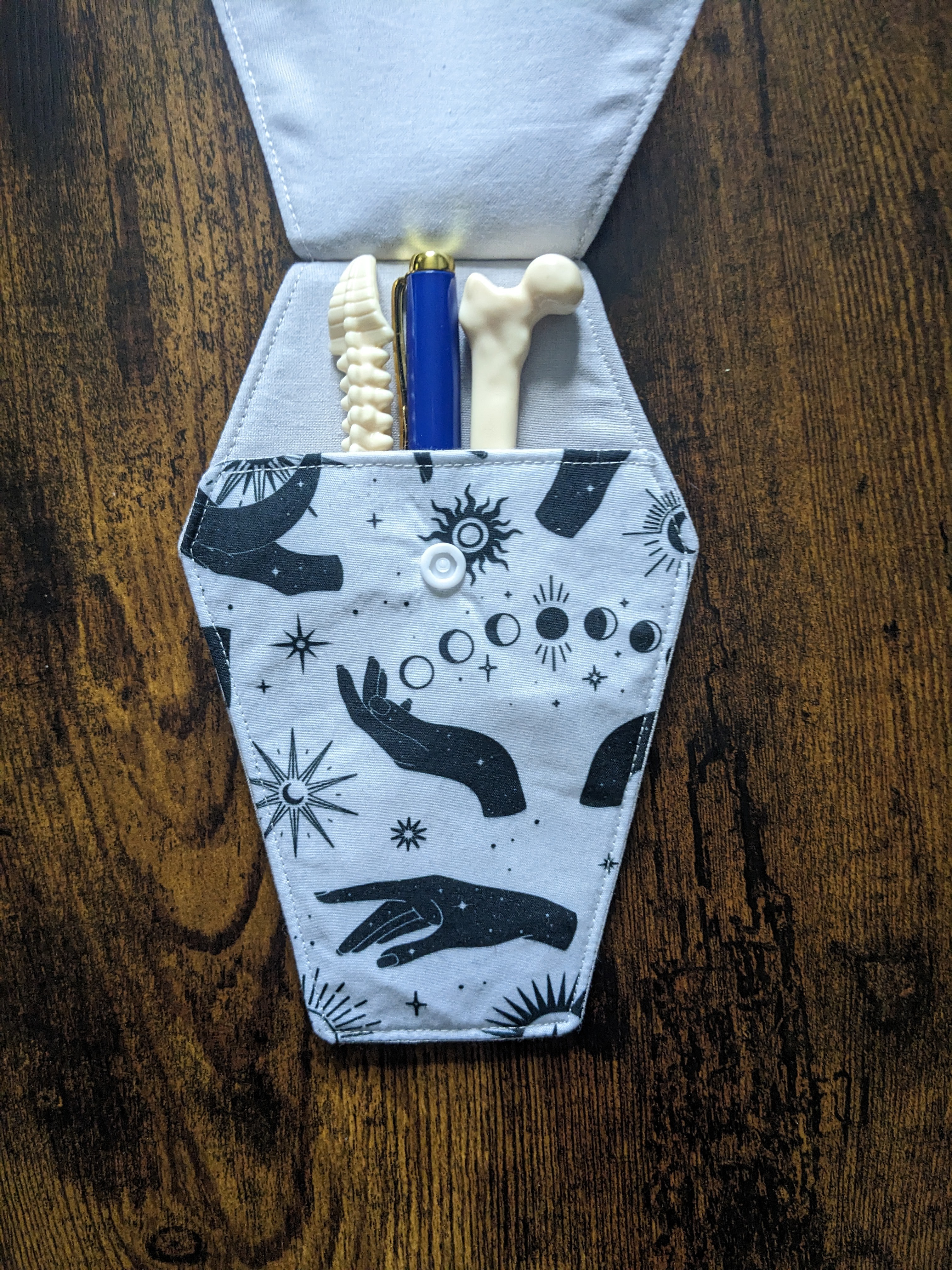 Pen / glasses / makeup holder - B&W